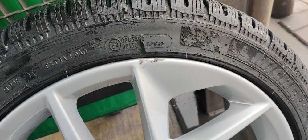 Felgi z oponami Seat Leon 3 18 cali zimowe Michelin Pilot Alpine