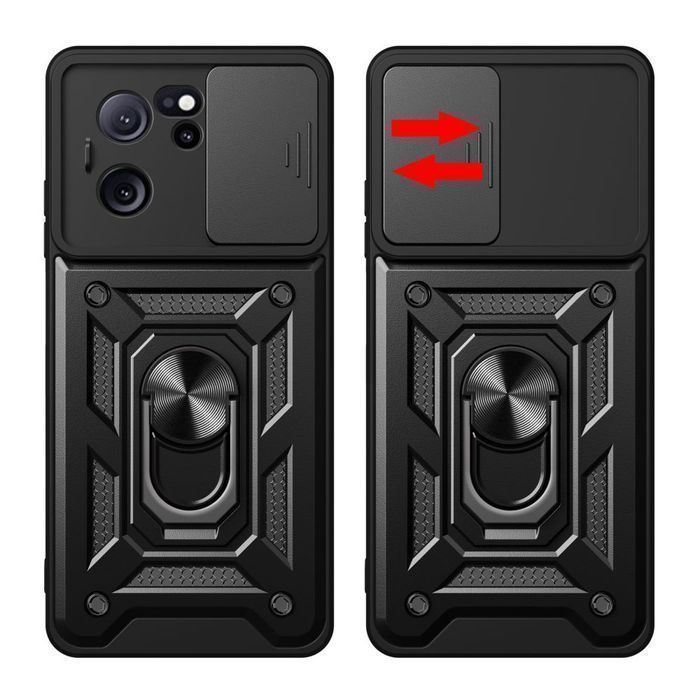 Etui Tech-Protect Camshield Pro Xiaomi 13T / 13T Pro - Czarny