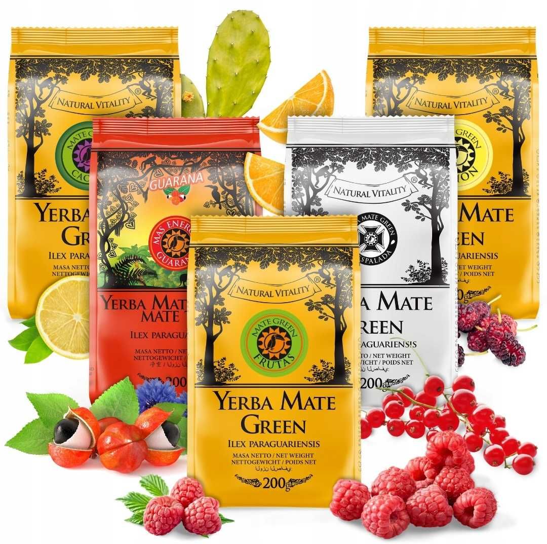 Чай зелёный Yerba Mate Grene 5*200грм. Бразилия