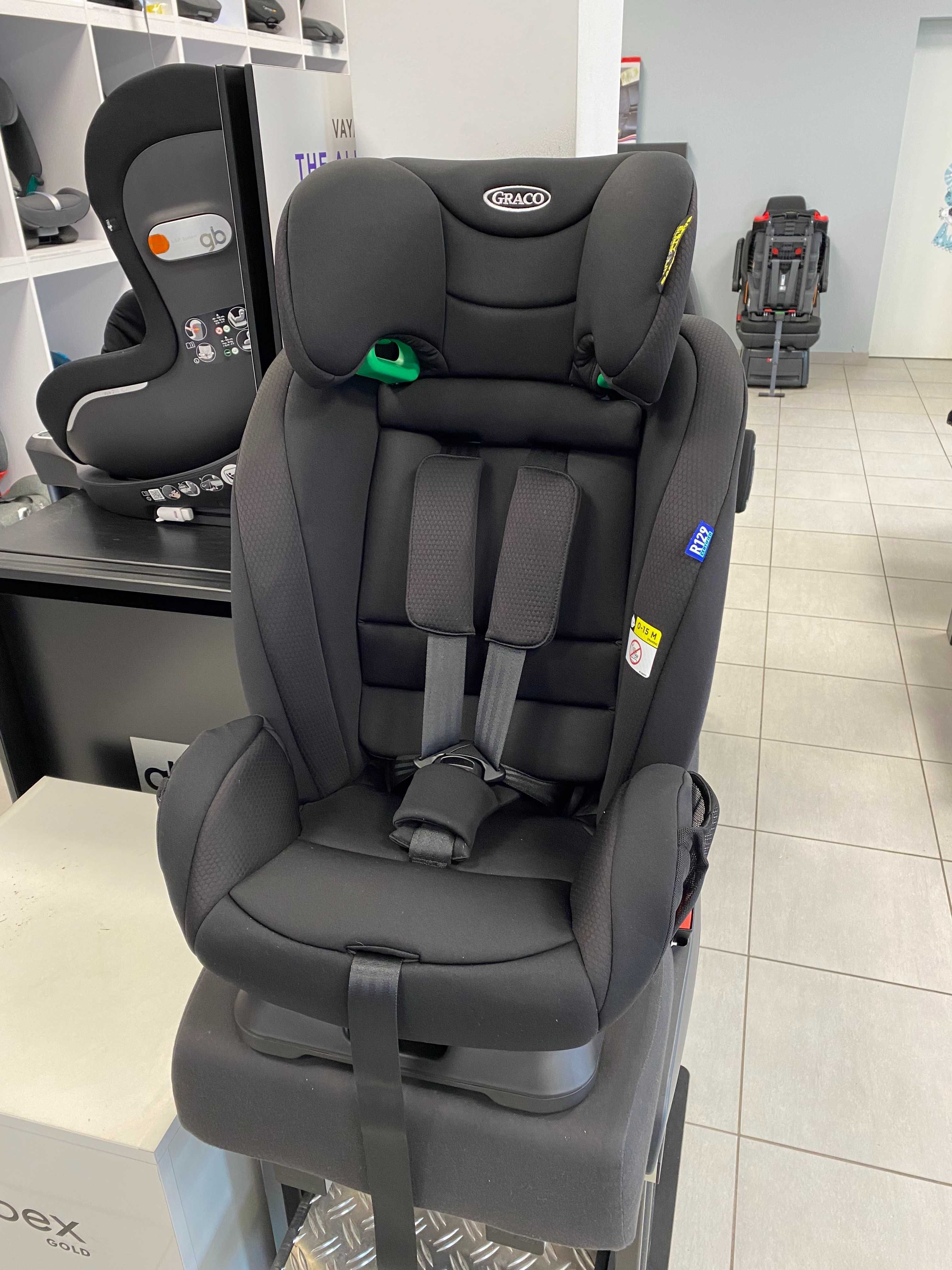 GRACO FLEXIGROW R129 fotelik multrigrupowy na PAS