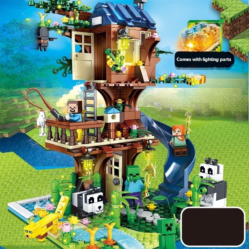 Zestaw klocków (klocki) Minecraft domek na drzewie 706 elementów
