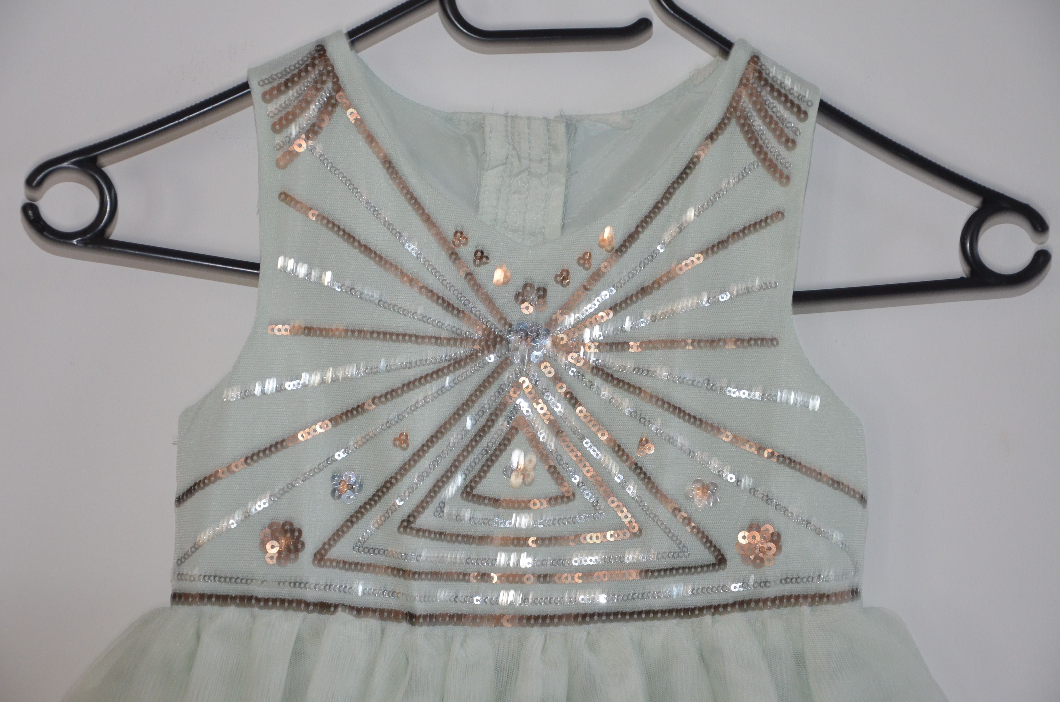 H&M sukienka 104 cm /4 lata tiul falbany