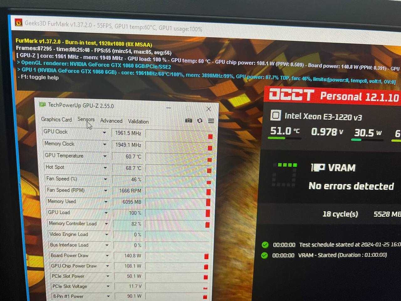 Відеокарта Asus ROG Strix GTX1060 6GB GDDR5 192bit KLAVAcomp
