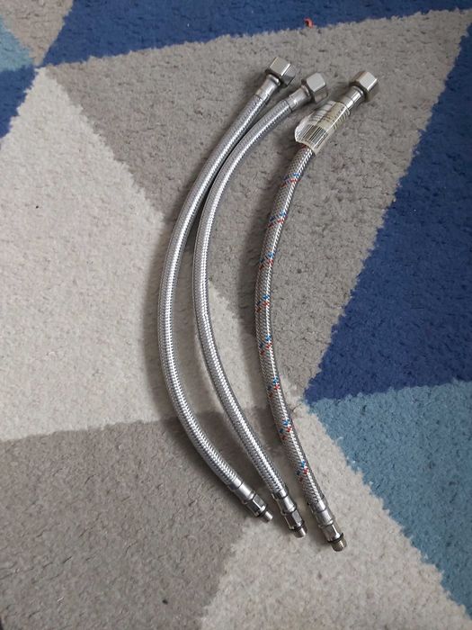 3 węże do baterii/kranu M10x1 3/8 "