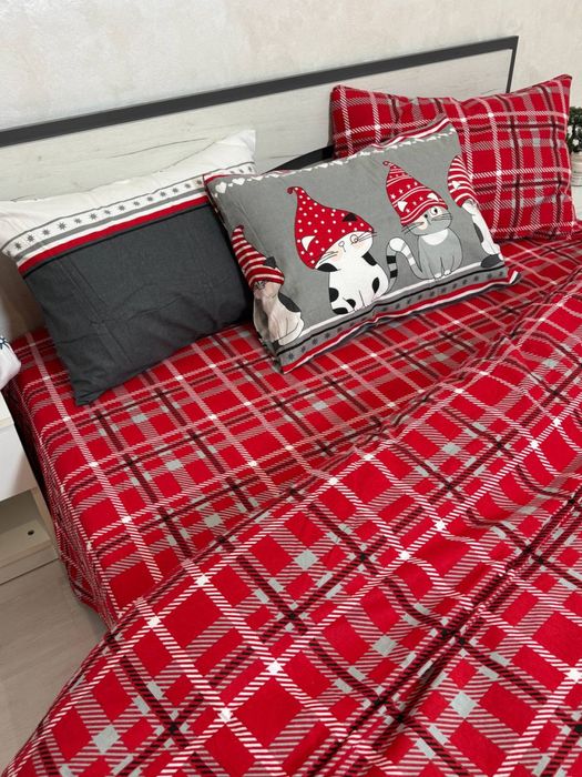 Постель с байки Натуральна постільна білизна байка з начосом Туреччина