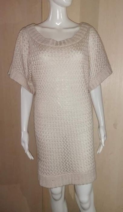 2sukienki sweterkowe tuniki oversize nietoperz Reserved Tu r. 36 S