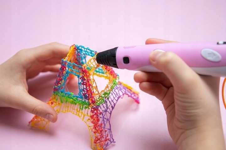 DŁUGOPIS 3D Dla Dzieci Zestaw DRUKARKA 3 D PEN Wkłady PLA 110 METRÓW