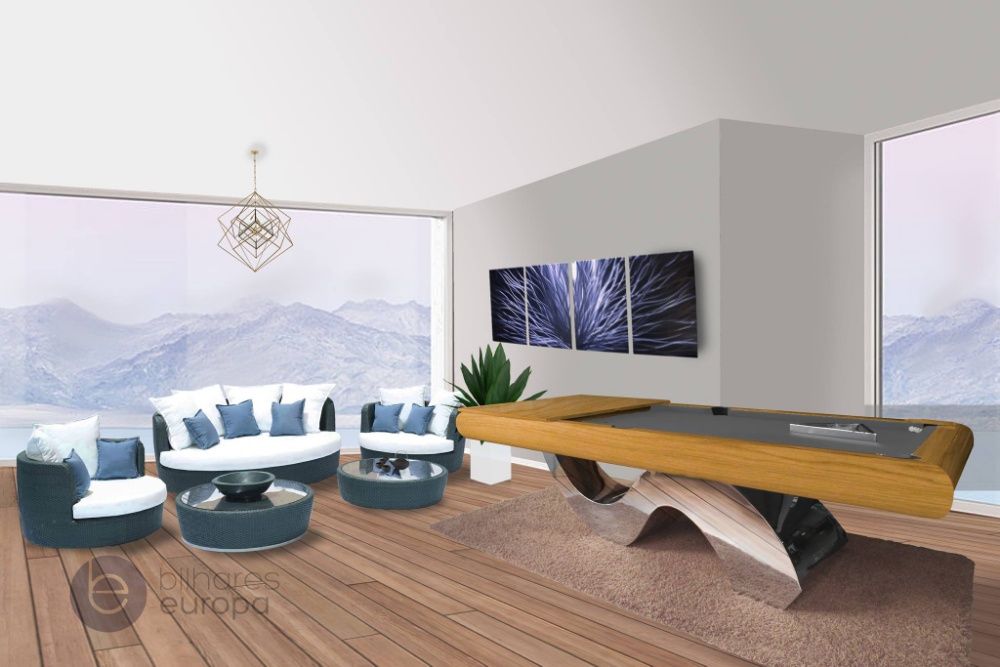 Bilhar Picasso Luxury - BilharesEuropa Fabricante PÉ EM INOX