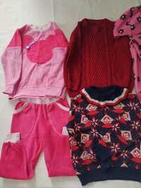 Теплий одяг для дівчинки 4-6 років