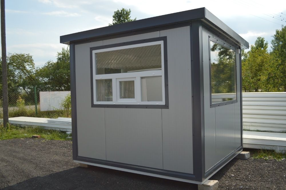 Kontener ocieplany biurowy biuro socjalny stróżówka kiosk barak domek