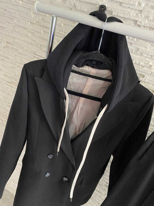 BLM By love me garnitur marynarka z kapturem +  szerokie spodnie