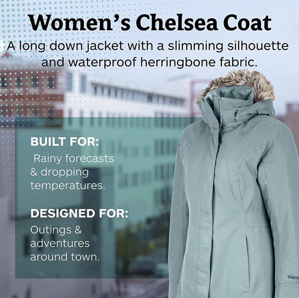 пуховик Marmot Chelsea Wm's р.XS пуховое пальто