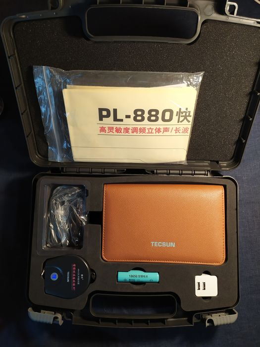 Всеволновый радиоприемник Tecsun PL-880 ДВ СВ КВ SSB FM Type-C