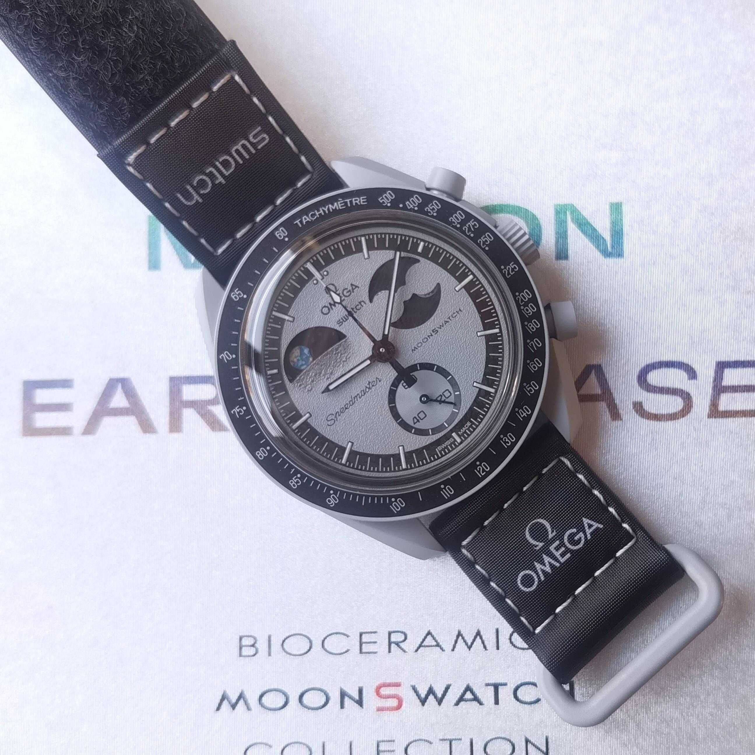 Omega8 swatch swatch x Omega Moonswatch Mission to Earthphase