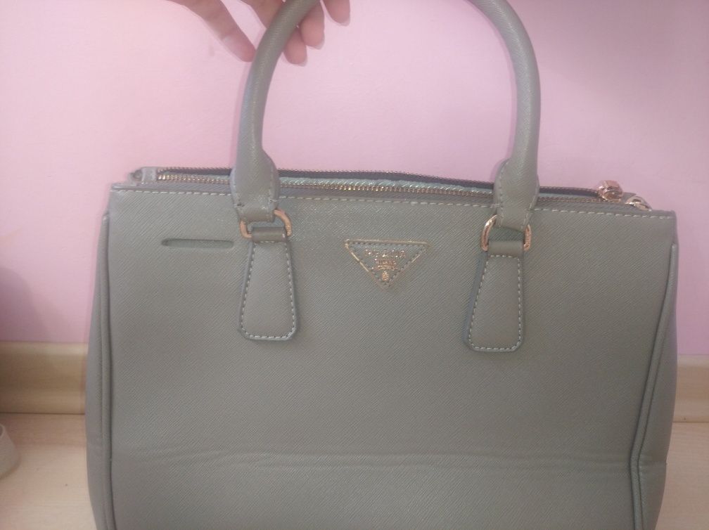 Torebka Prada saffiano double zip (duża)