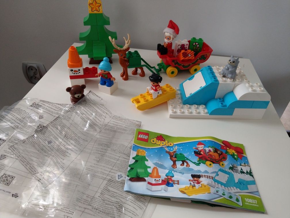 Lego duplo 10837 Mikołaj, ferie 2-5 lat