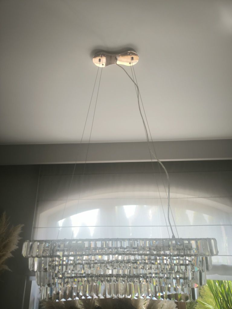 Żyrandol lampa z kryształkami Glamour
