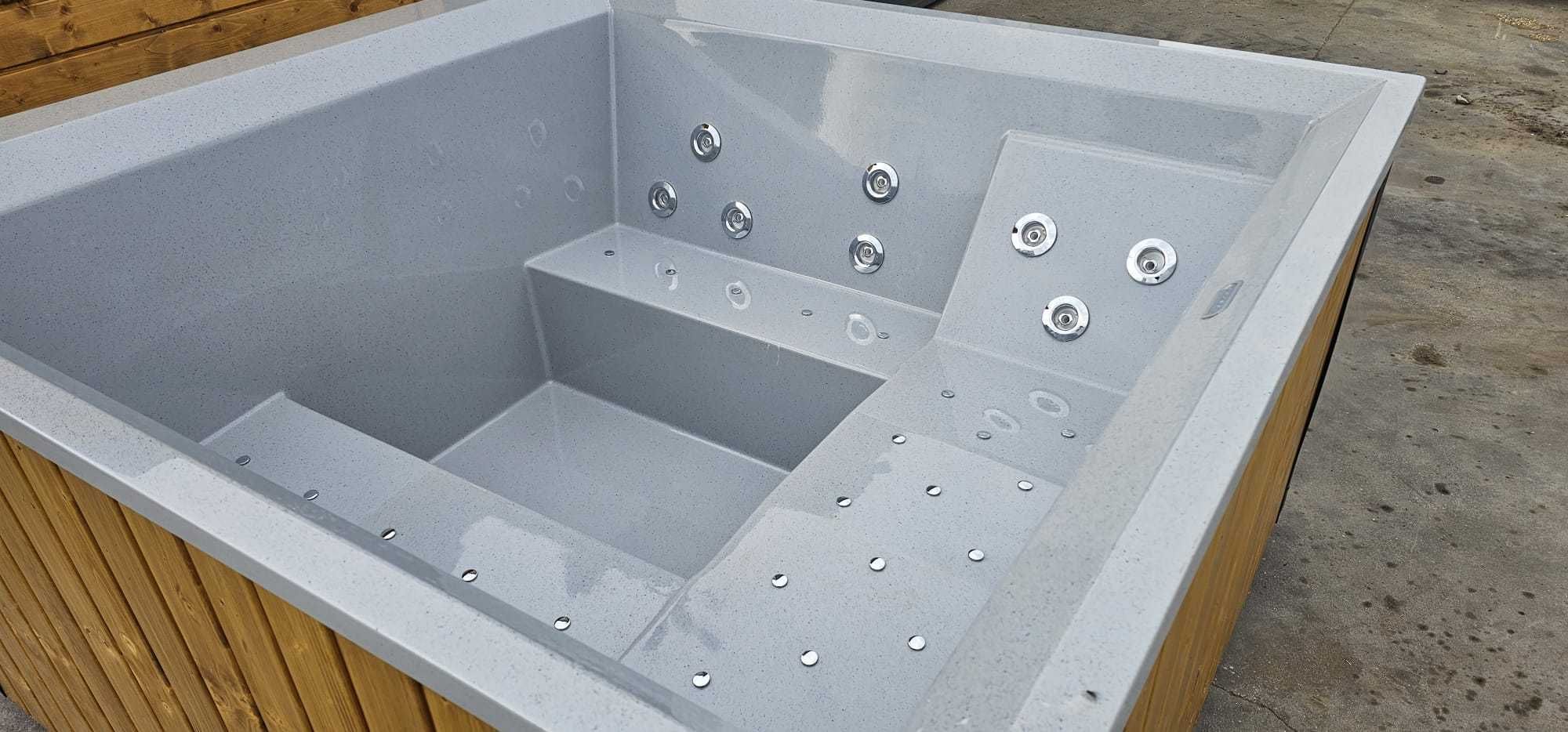 Balia ogrodowa Piramida piec zewnętrzny 28kW jacuzzi