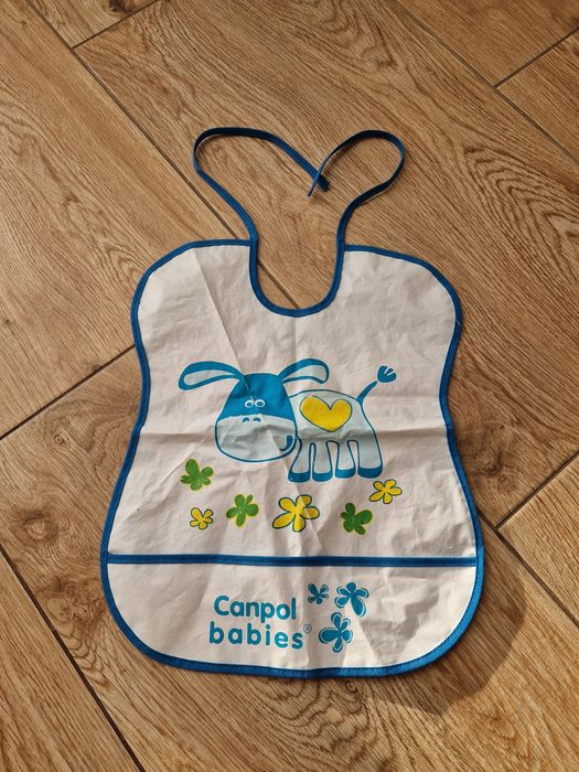 3 śliniaczki -kaftaniki do nauki jedzenia