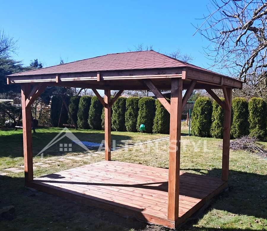 Altany, altanki, wiaty, altana ogrodowa JOLA2 3x4 m PRODUCENT