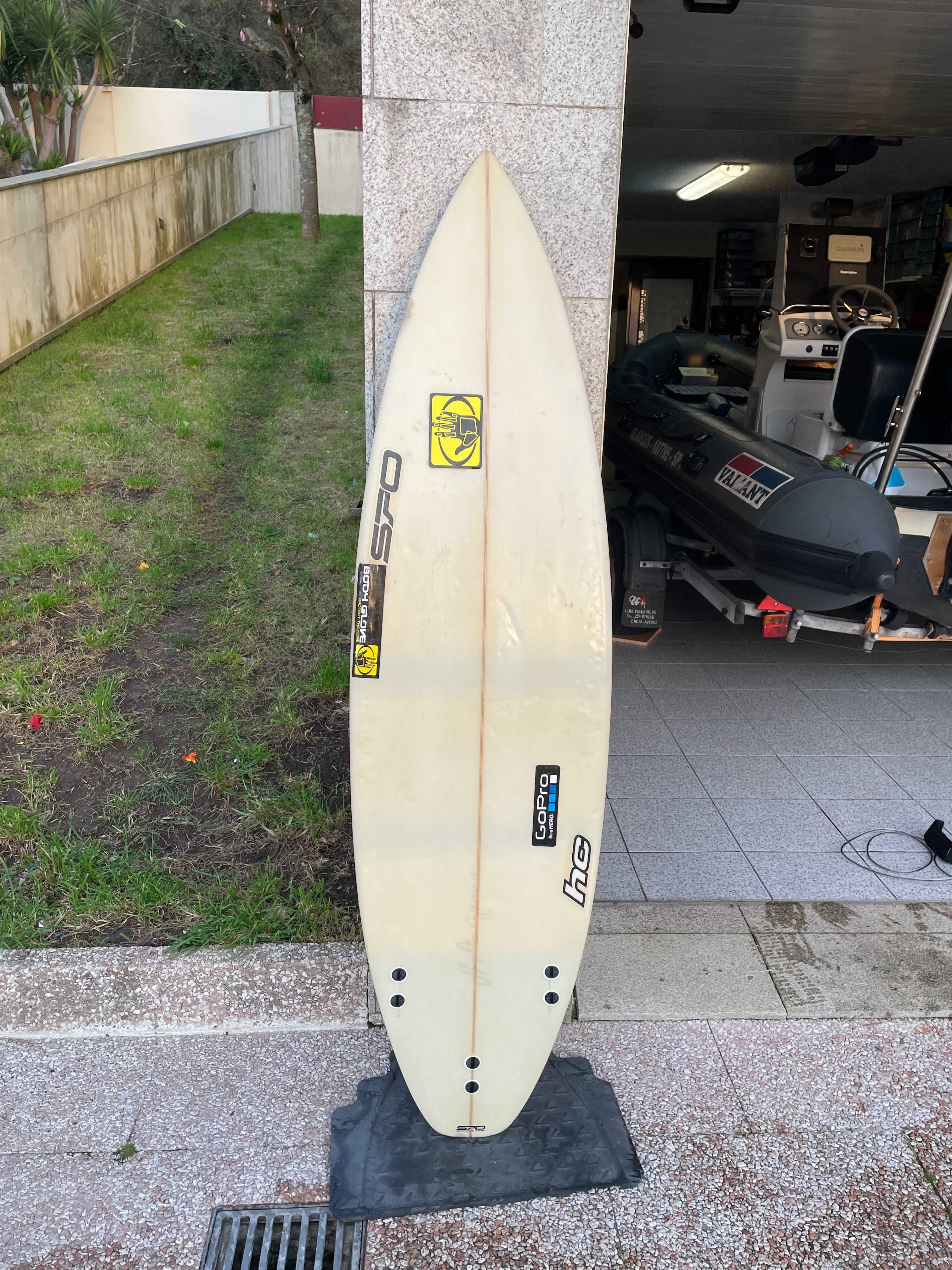Prancha de surf 6'0" SPO com capa e leash