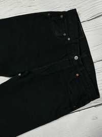 Jeansy męskie spodnie original fit logowane czarne