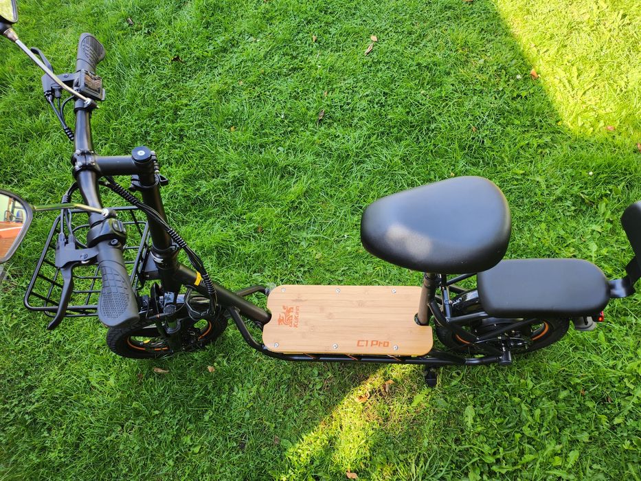 Składana hulajnoga elektryczna KuKirin C1 Pro z siodełkiem,