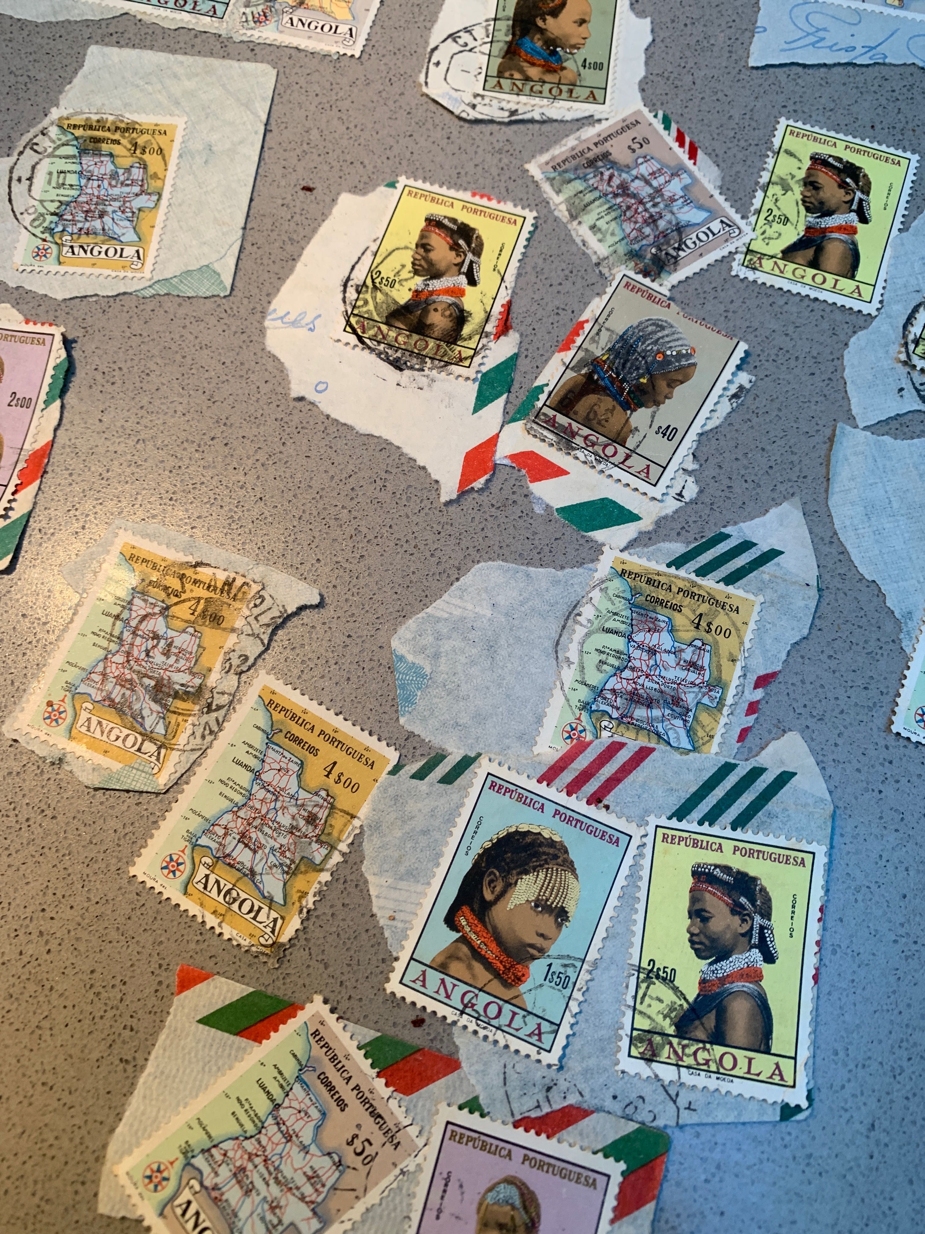 Selos antigos das Ex Colónias Portuguesas
