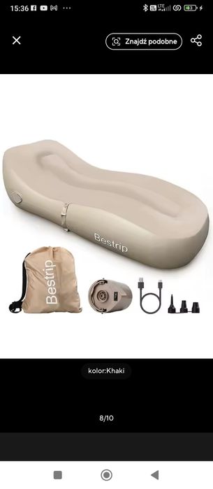 Nadmuchiwana sofa, nadmuchiwany leżak, nadmuchiwany materac z elektryc