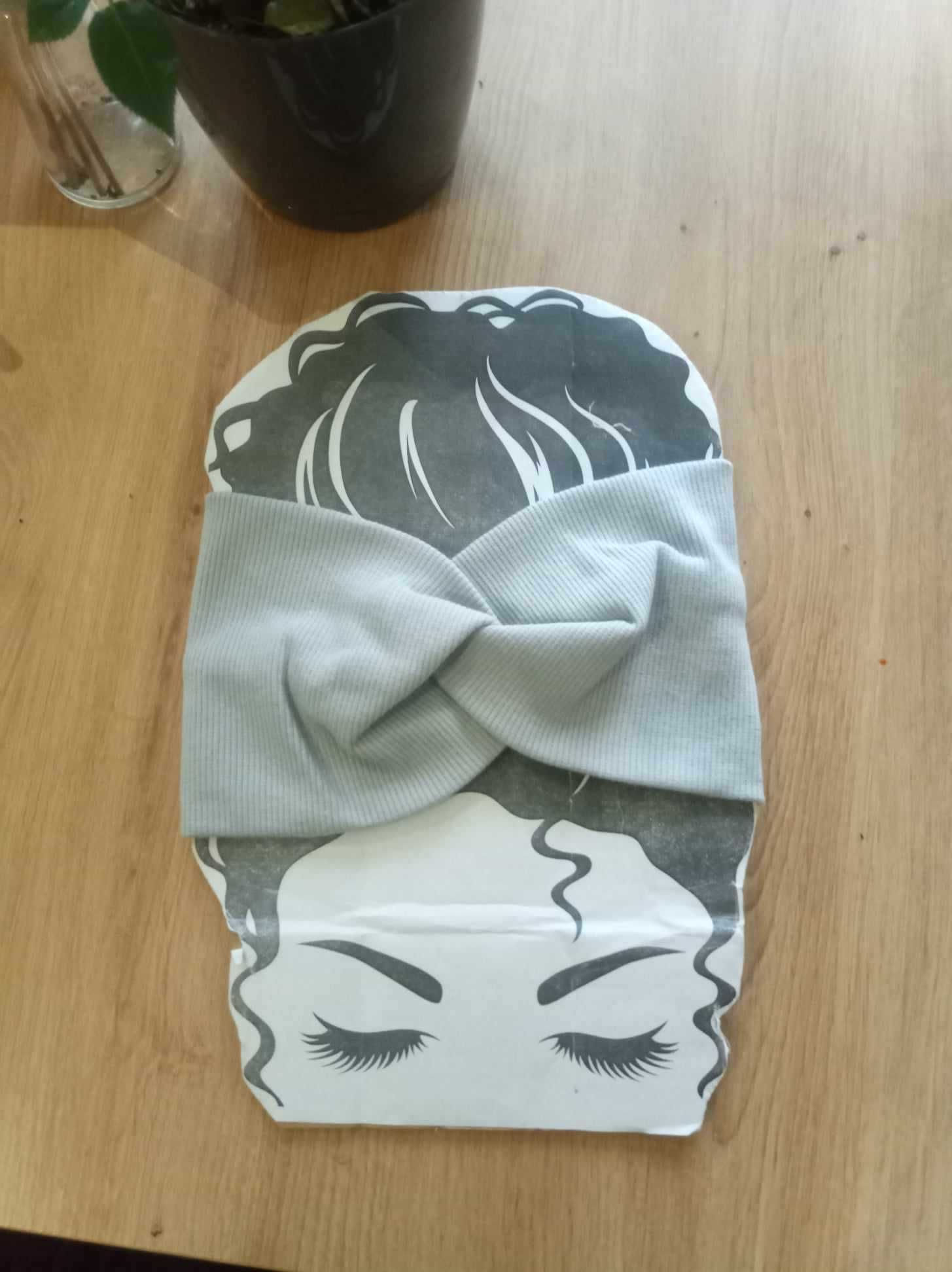 OPASKA na jesień, Turban bawełniana rozciągliwa.