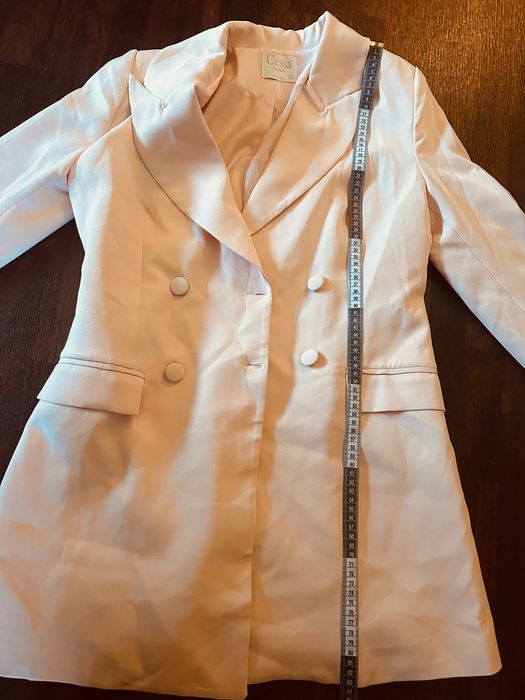 Платье пиджак ( персиковое платье , сукня- піджак )