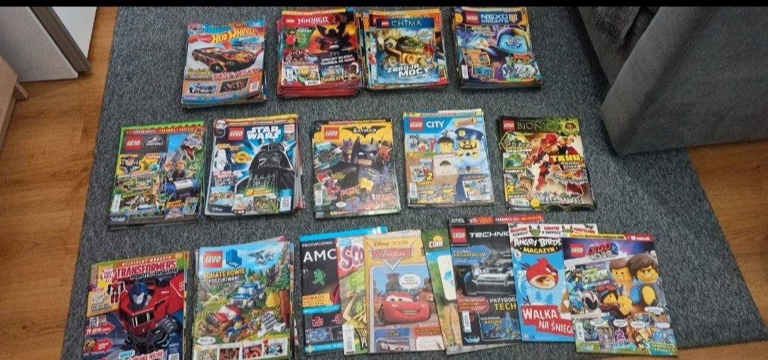 Czasopisma LEGO i inne - 149 sztuk (niepowtarzających się numerów)