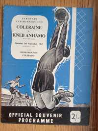 Програмка. Динамо Київ. 1965 рік.