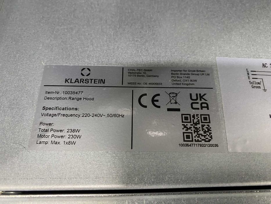 Острівна витяжка Remy Brilliant Edition 90см