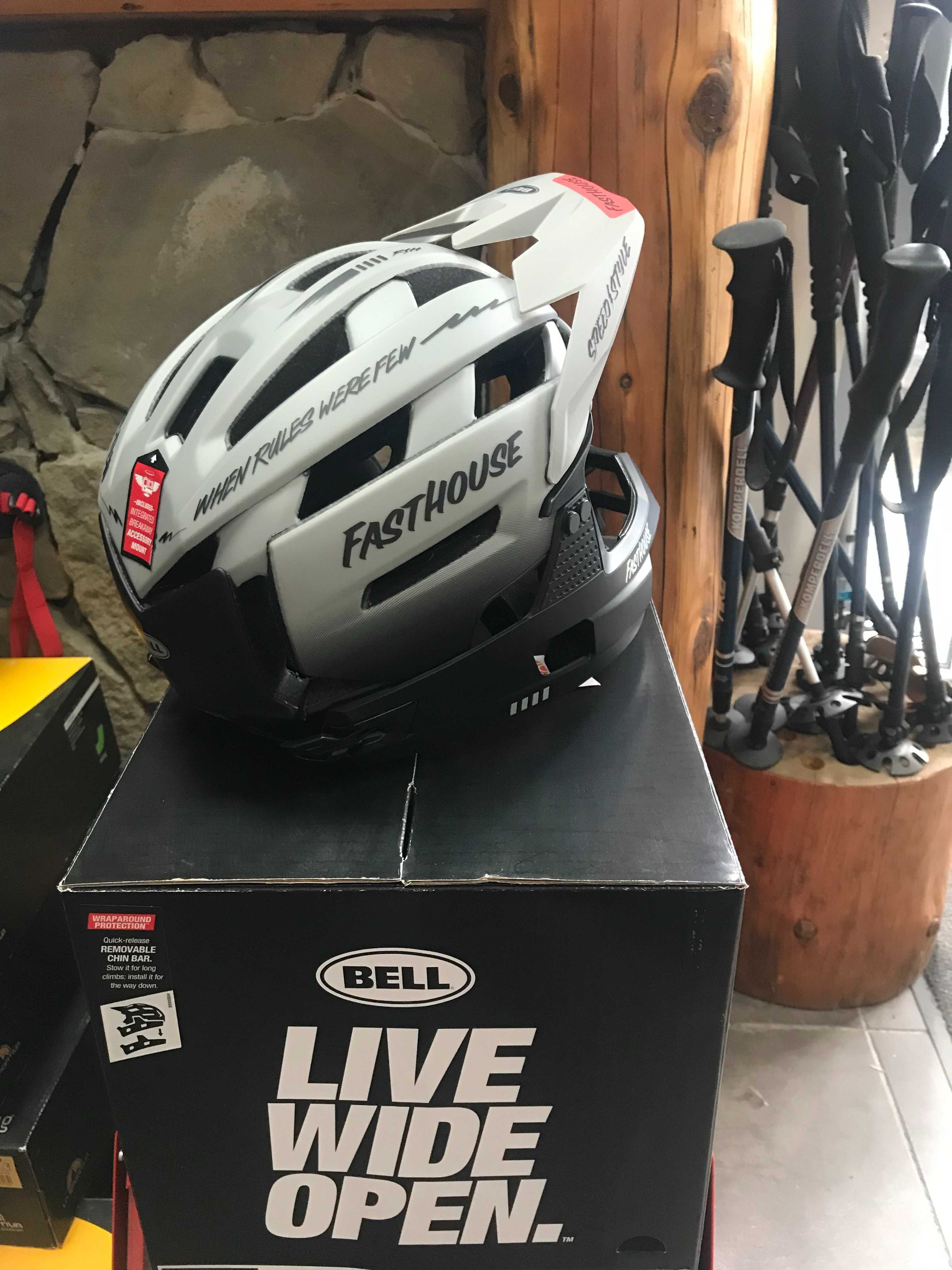 Kask Full Face Bell Super Air R Fasthouse Spherical Gray/Black M