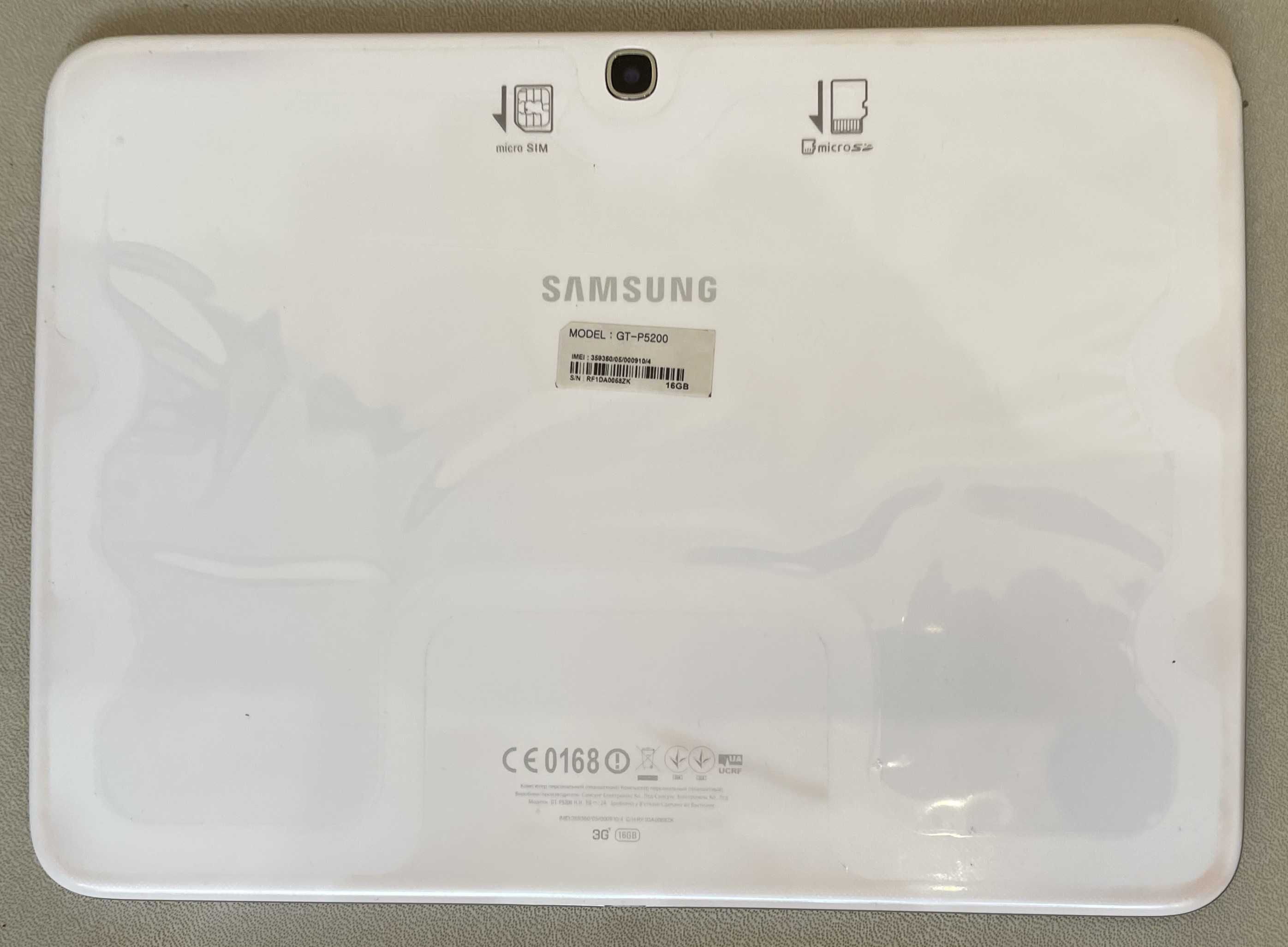 Планшет Samsung Galaxy Tab 3 GT- PS 5200  10.1" 3G 16Gb White