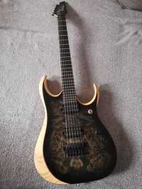 Ibanez RGDIX6PB Iron Label Surreal Black Burst