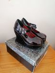Sapatos demonia tam39 gótico punk vitoriano alternativo