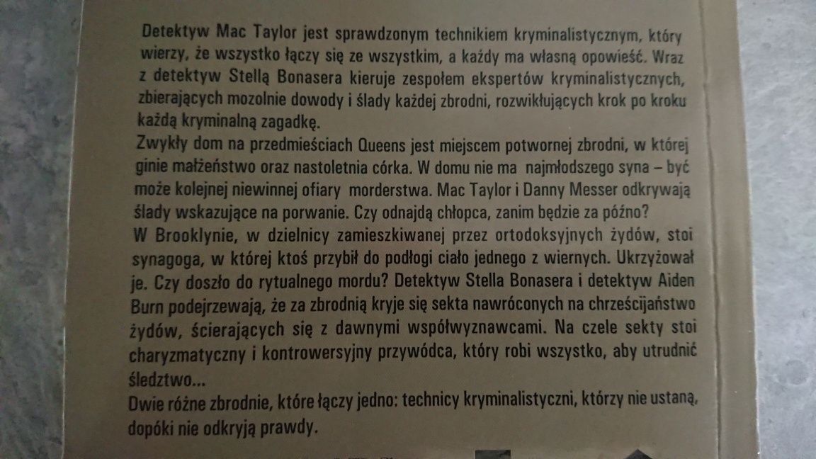 Krwawe słońce Kryminalne zagadki Nowego Yorku CSI
