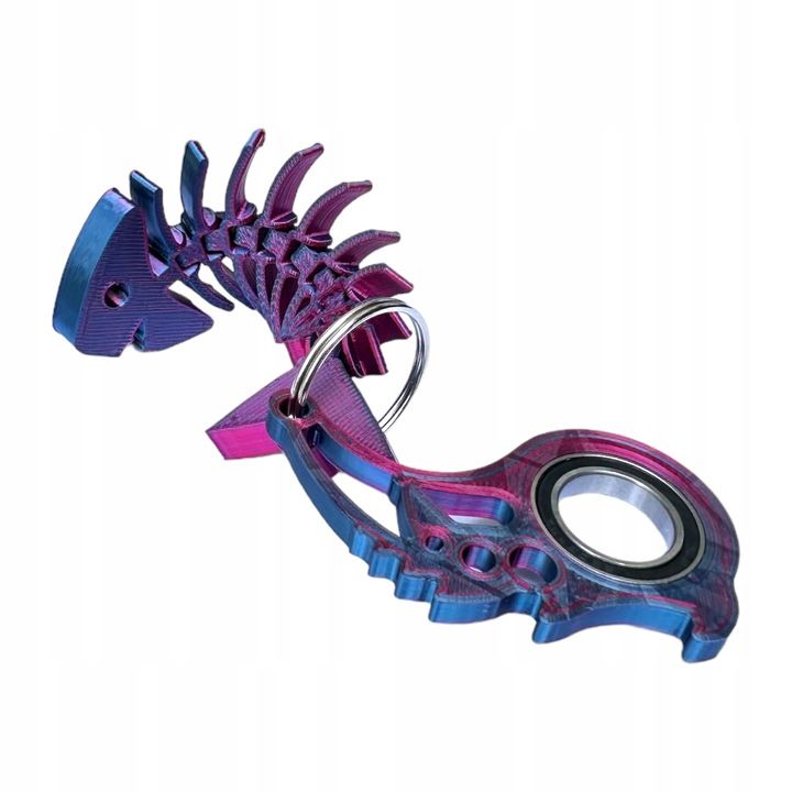 Keyspinner Keyrambit Flexi Ryba Zestaw Brelok Breloczek Do Kluczy Midn