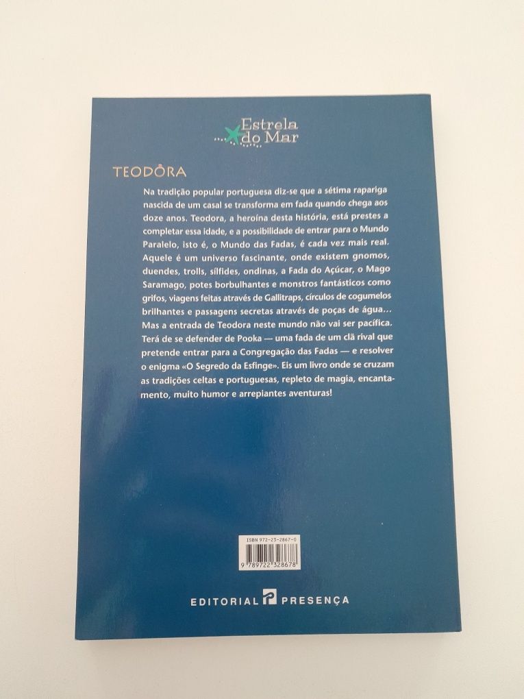 Livro Teodora e o segredo da esfinge