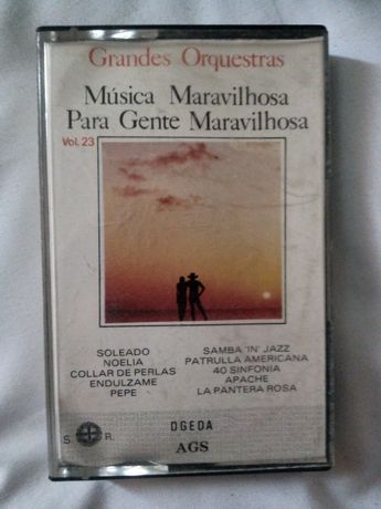 Cassete áudio original Grandes Orquestras sinfônica