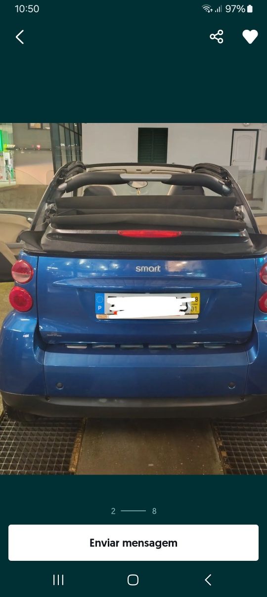 smart cabrio aceito trocas