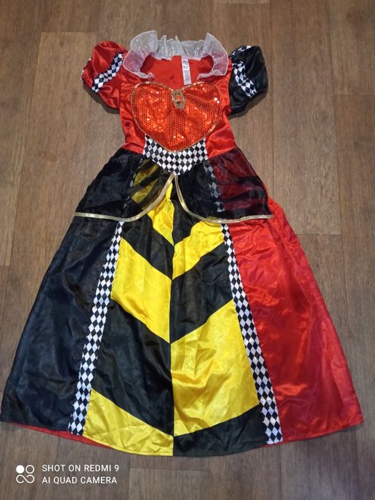 Платье, Принцесса Эльза,Анна,Рапунцель,Красная королева червей,7-10лет