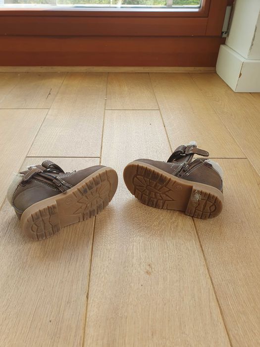 Buty Buciki zimowe, ocieplane 22 trapery z futerkiem