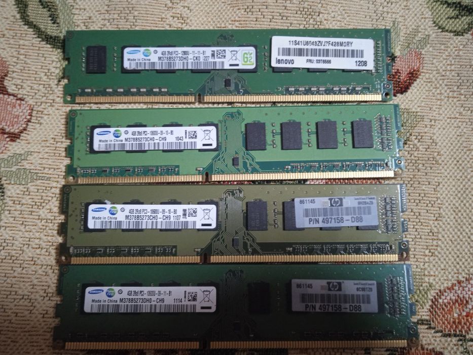 ОЗП DDR3 4GB — 4 планки