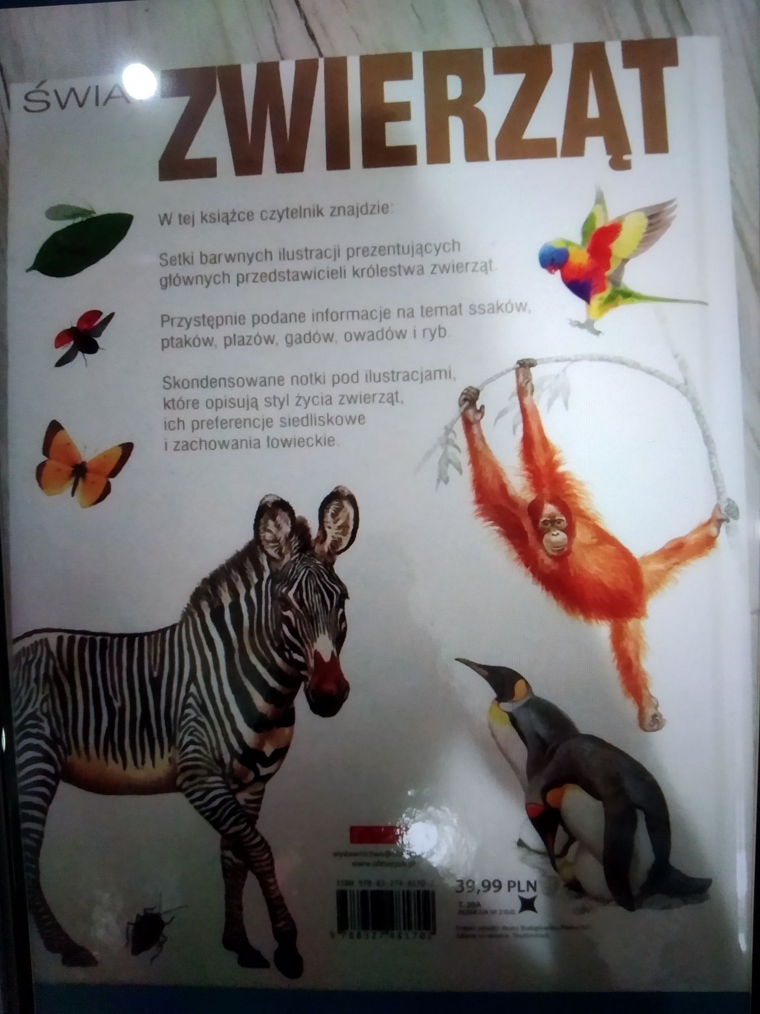 Świat zwierząt książka NOWA