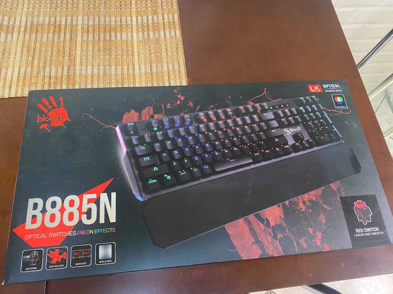 Клавіатура Bloody B885N Black