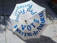 Guarda-chuva / Sombrinha de 1986 da campanha de Freitas do Amaral