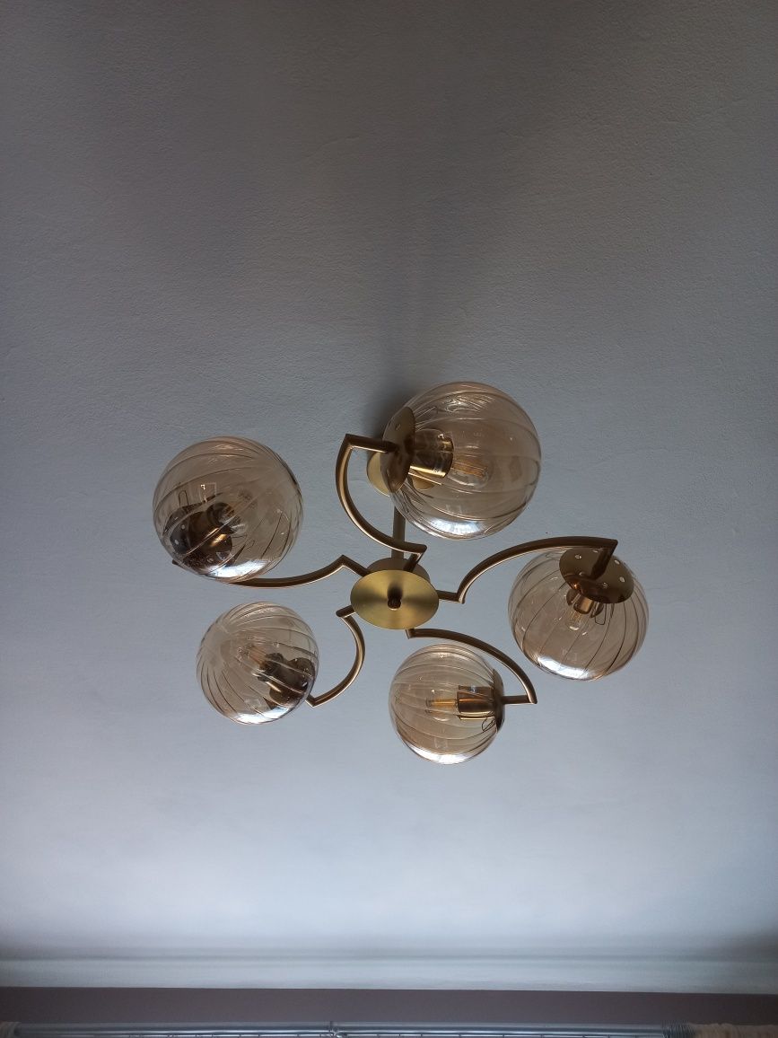 Nowoczesna lampa sufitowa 5 punktowa